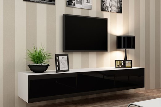 Meuble TV noir