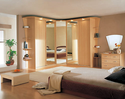 Meubles d'armoire en bois