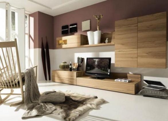 Conception de salon avec des meubles modernes