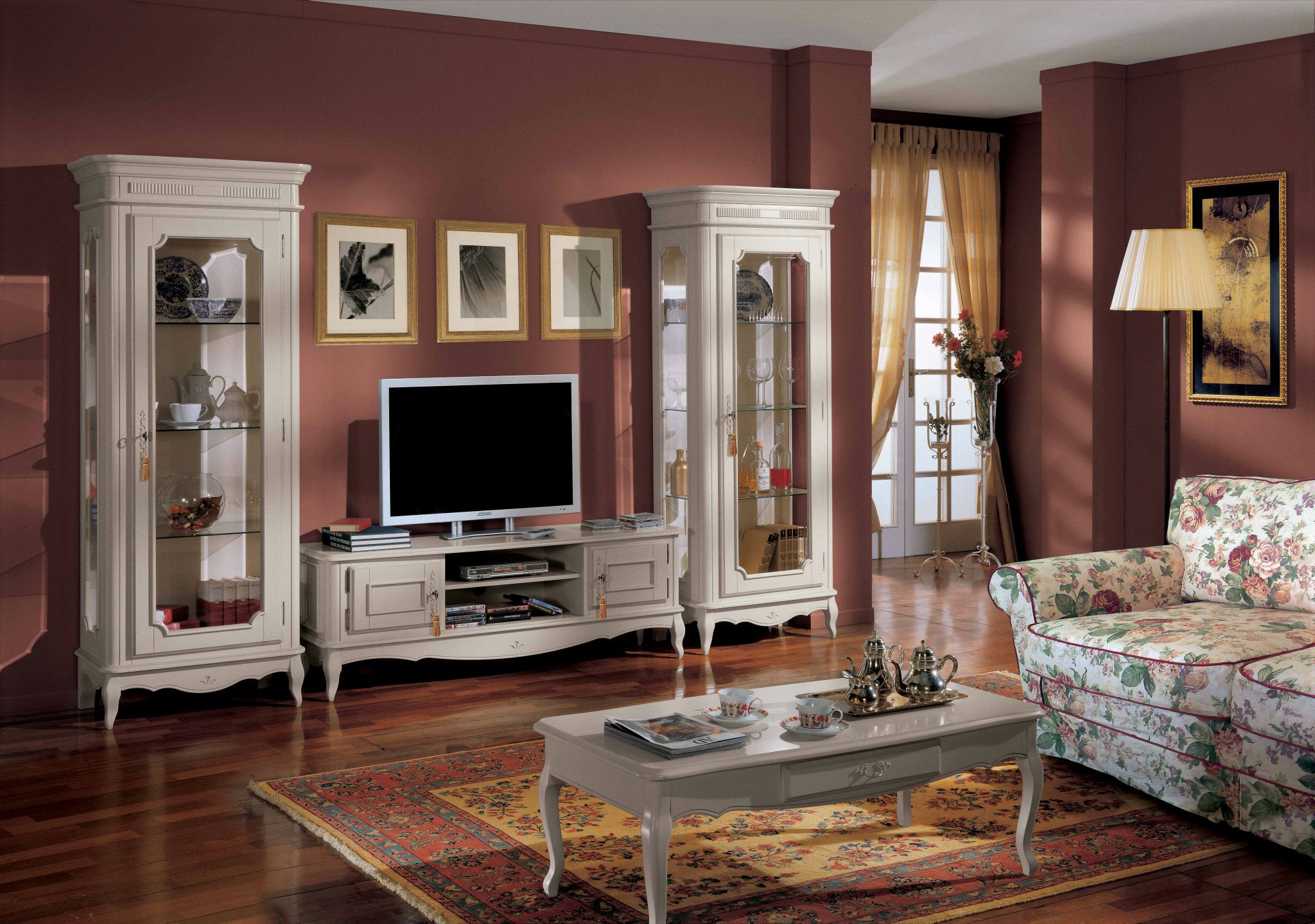 Mobilier de salon élégant dans un style classique