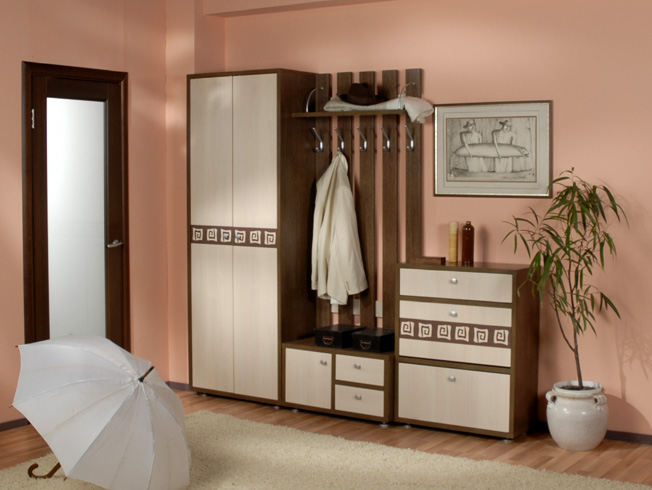Meuble d'entrée marron