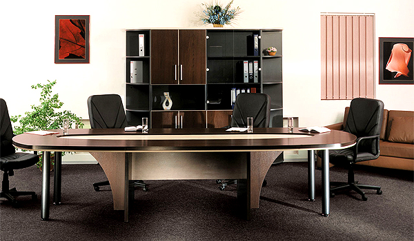 Mobilier rond pour la tête
