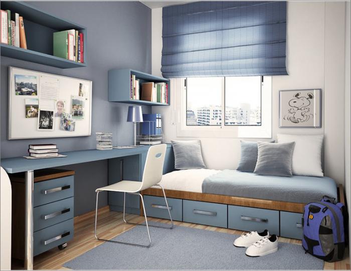 Mobilier pour décorer la chambre d'un adolescent