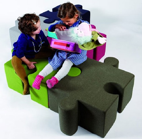 Mobilier de jeu pour enfants doux et confortable
