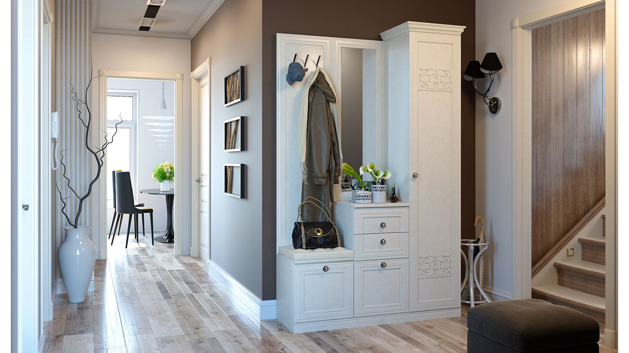 Petit design dans le couloir