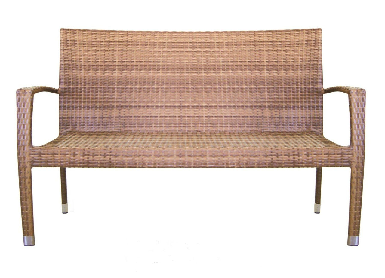 Petit banc en osier
