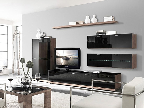 Salon décoré dans la maison