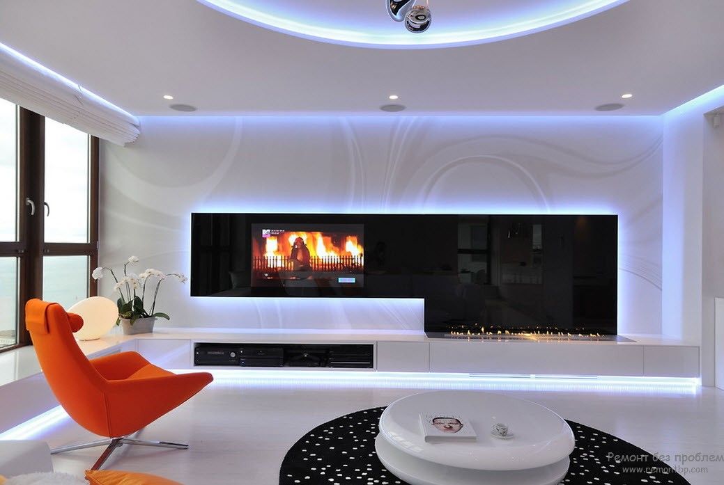 Mobilier original pour le salon dans un style moderne