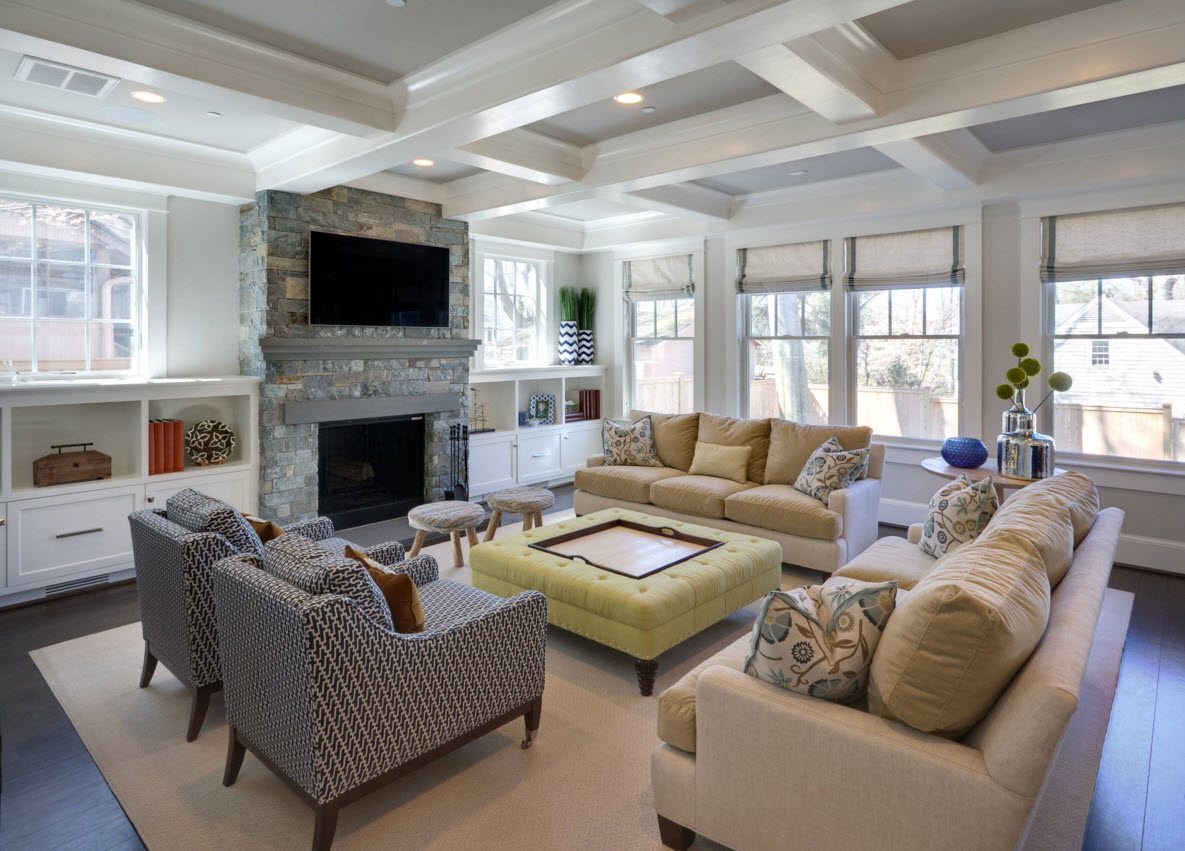 Pouf pour le salon