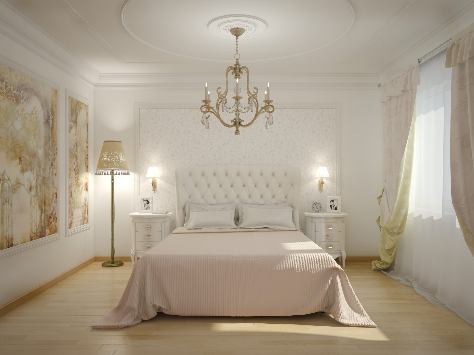 Nous sélectionnons des meubles dans la chambre