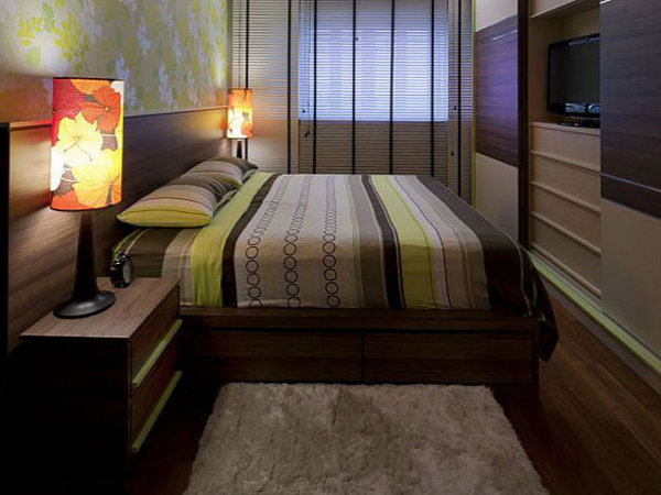 Aménagement pratique et beau du mobilier dans la chambre
