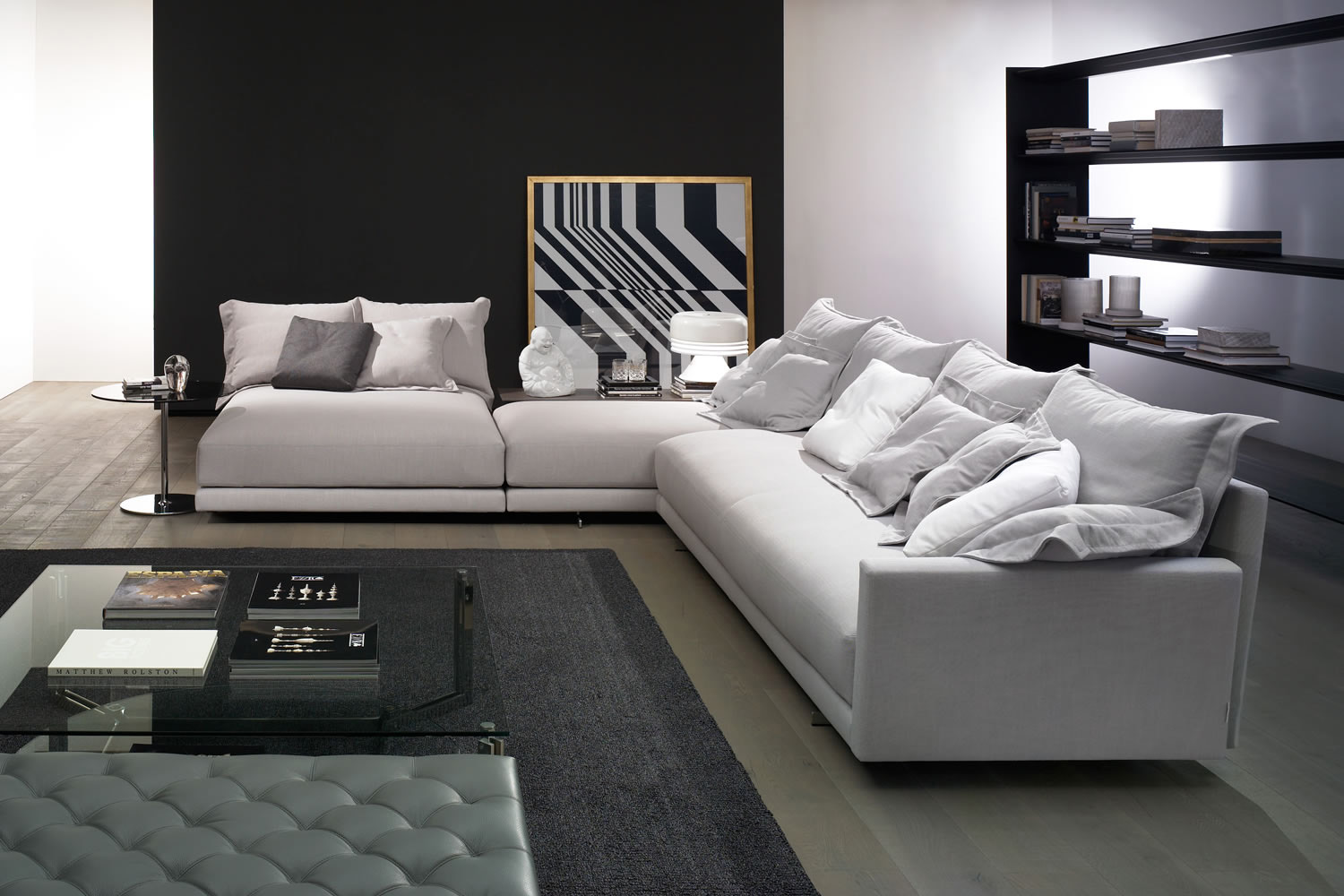 Nous choisissons le bon mobilier pour le salon
