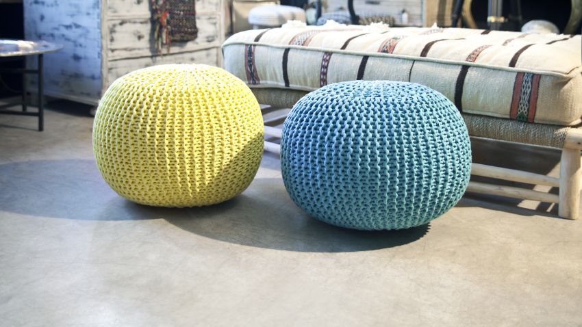 Poufs pour le salon
