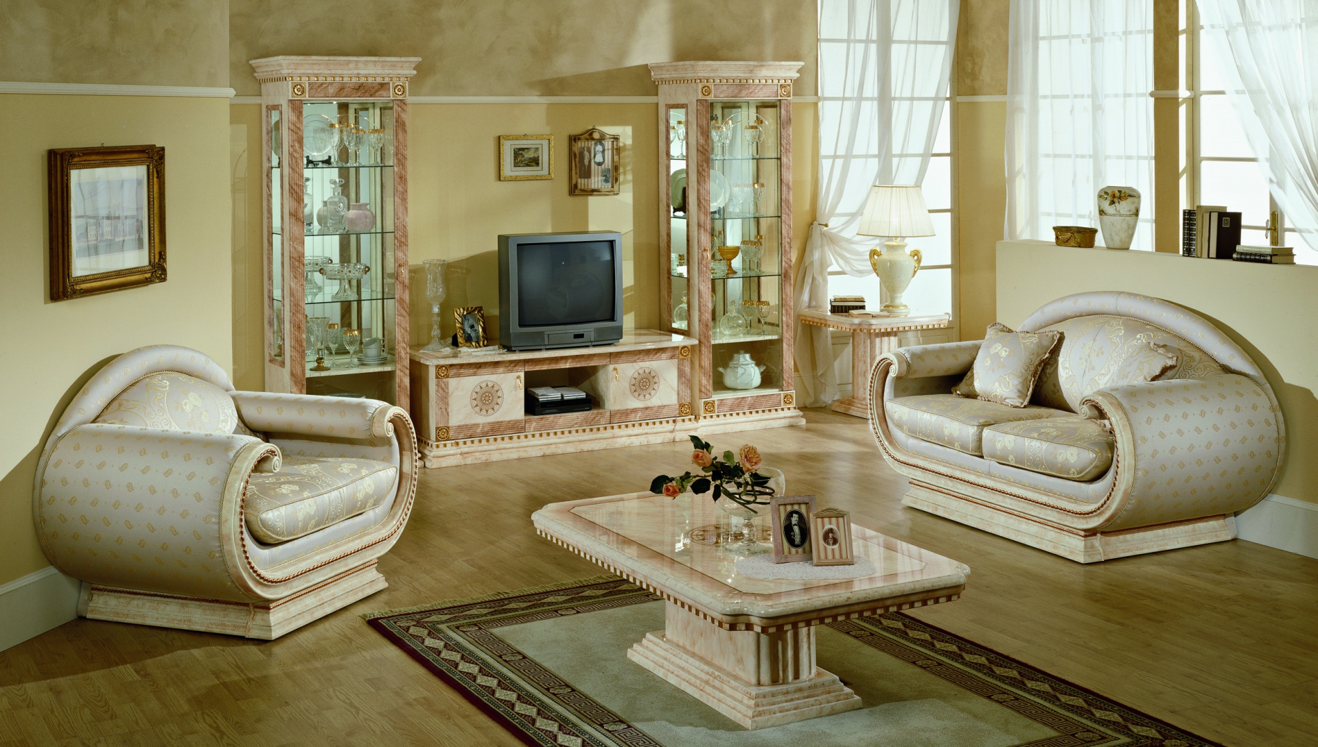 Meubles de salon modernes dans un style classique