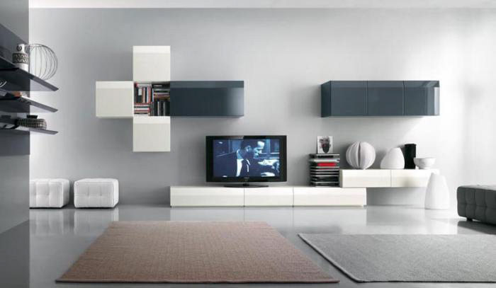 Les meubles de style moderne pour le salon créent le confort