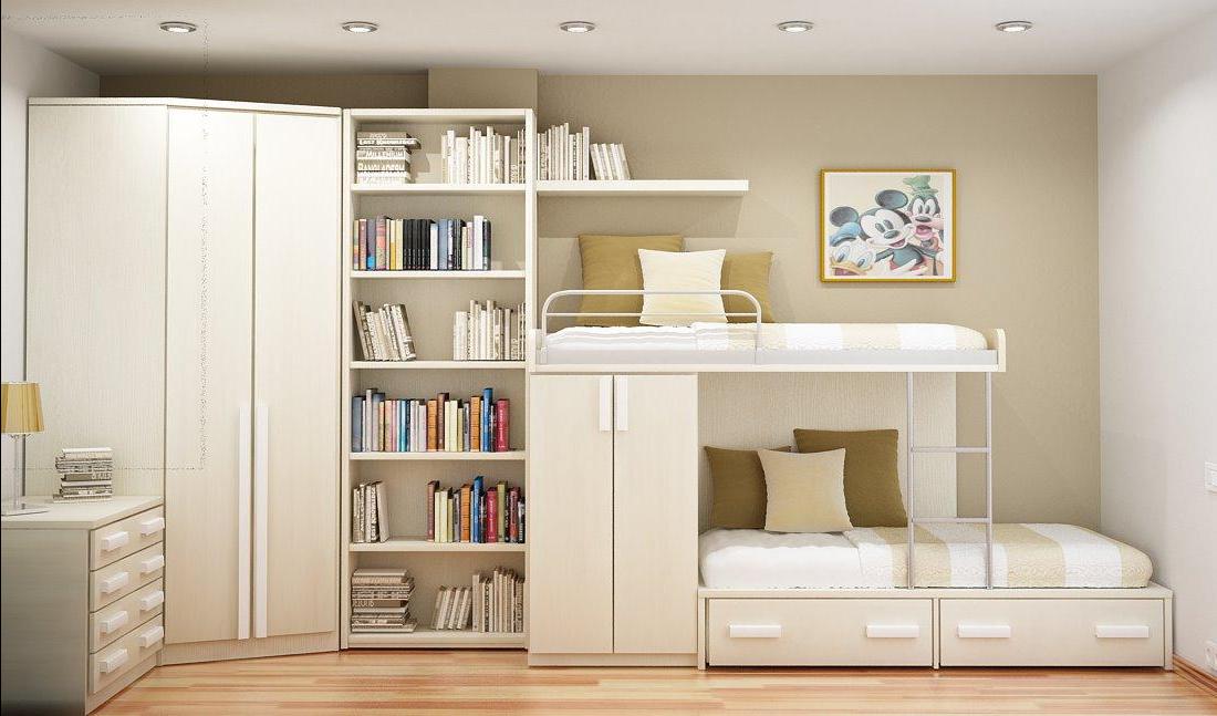 Nous créons l'intérieur d'une pièce spacieuse