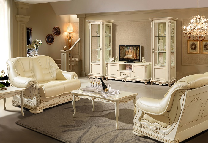 Meubles de salon lumineux