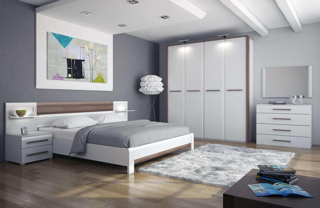 Meubles d'armoire aux couleurs vives