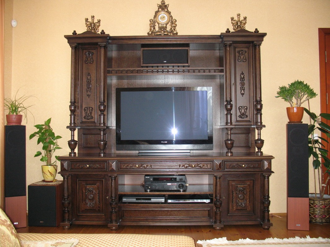 Meuble TV foncé