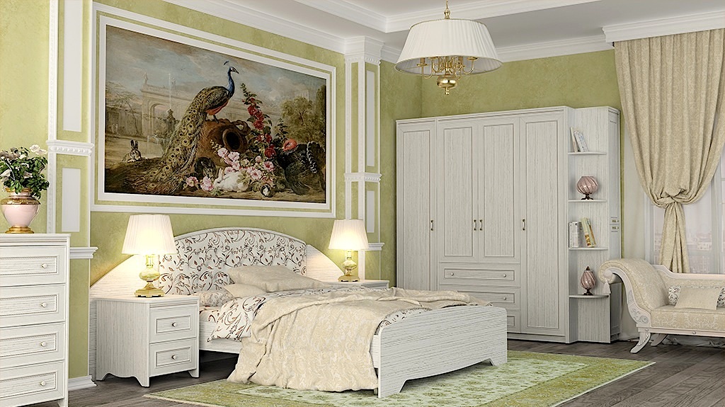 Choisir des meubles de chambre de couleur claire