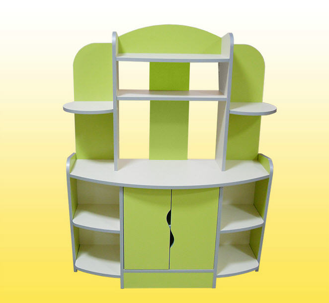 Mobilier de jeu vert pour enfants