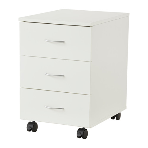 Table de chevet blanche