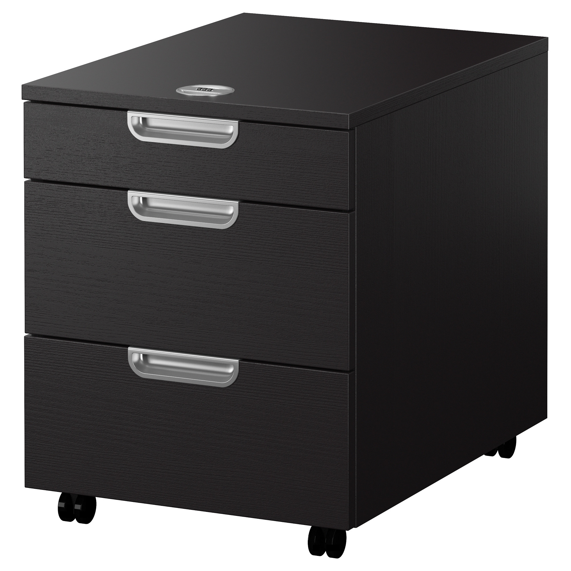 Table de chevet noire
