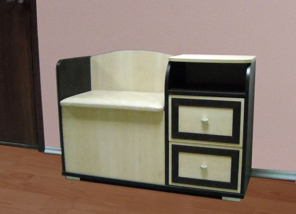 Cabinet noir et blanc