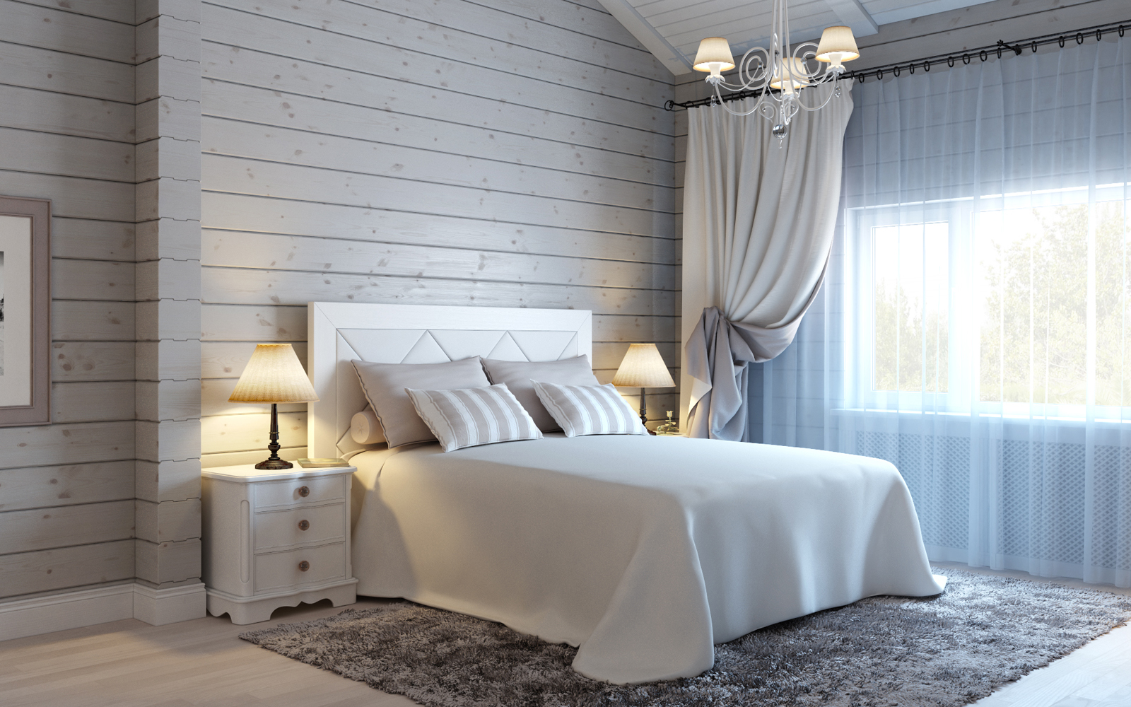Comment choisir le style de la chambre dans une maison en bois