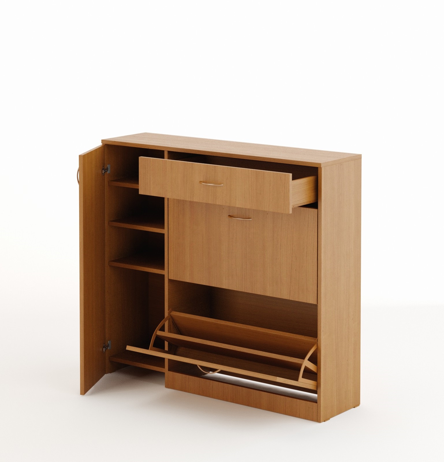 Meuble à chaussures avec porte