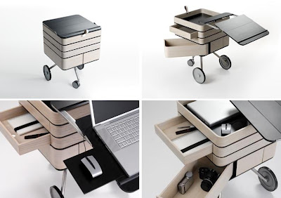 Piédestal mobile