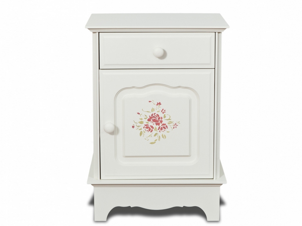 Table de chevet en bouleau