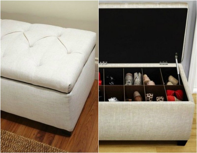 Boîte pouf