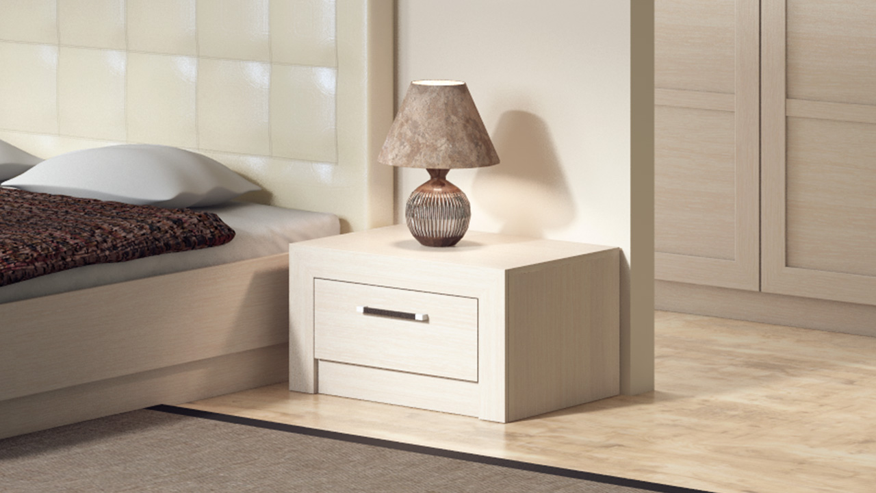 Décor de chambre contemporain