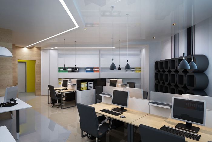 Conception de bureau moderne