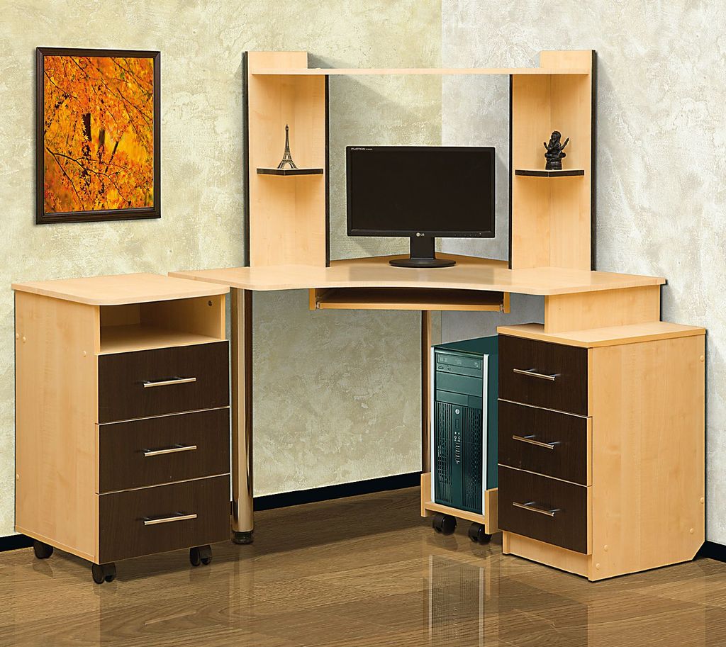 Table d'ordinateur d'angle