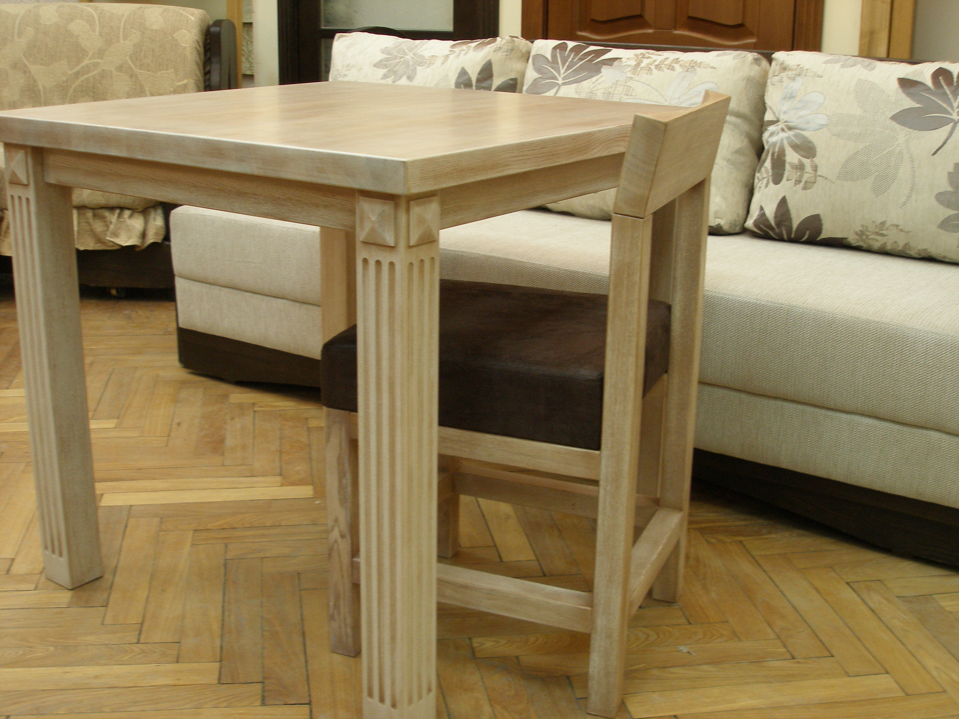 Table et chaise en frêne