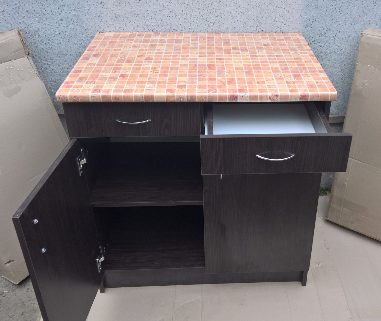 Table avec plan de travail