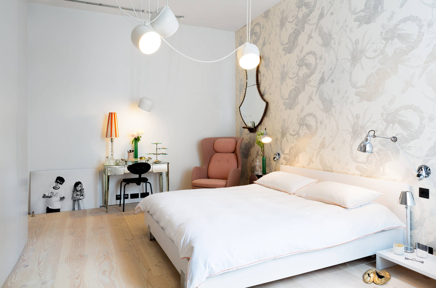 Conception de chambre lumineuse