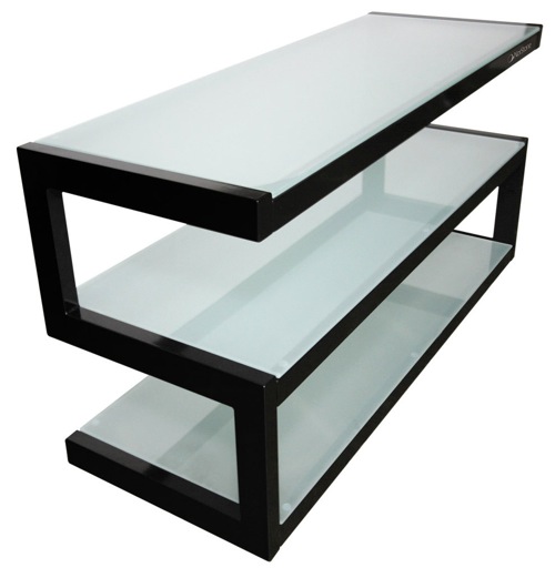 Armoire en verre dépoli