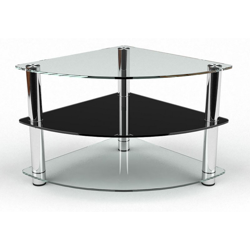 Armoire en verre foncé et clair
