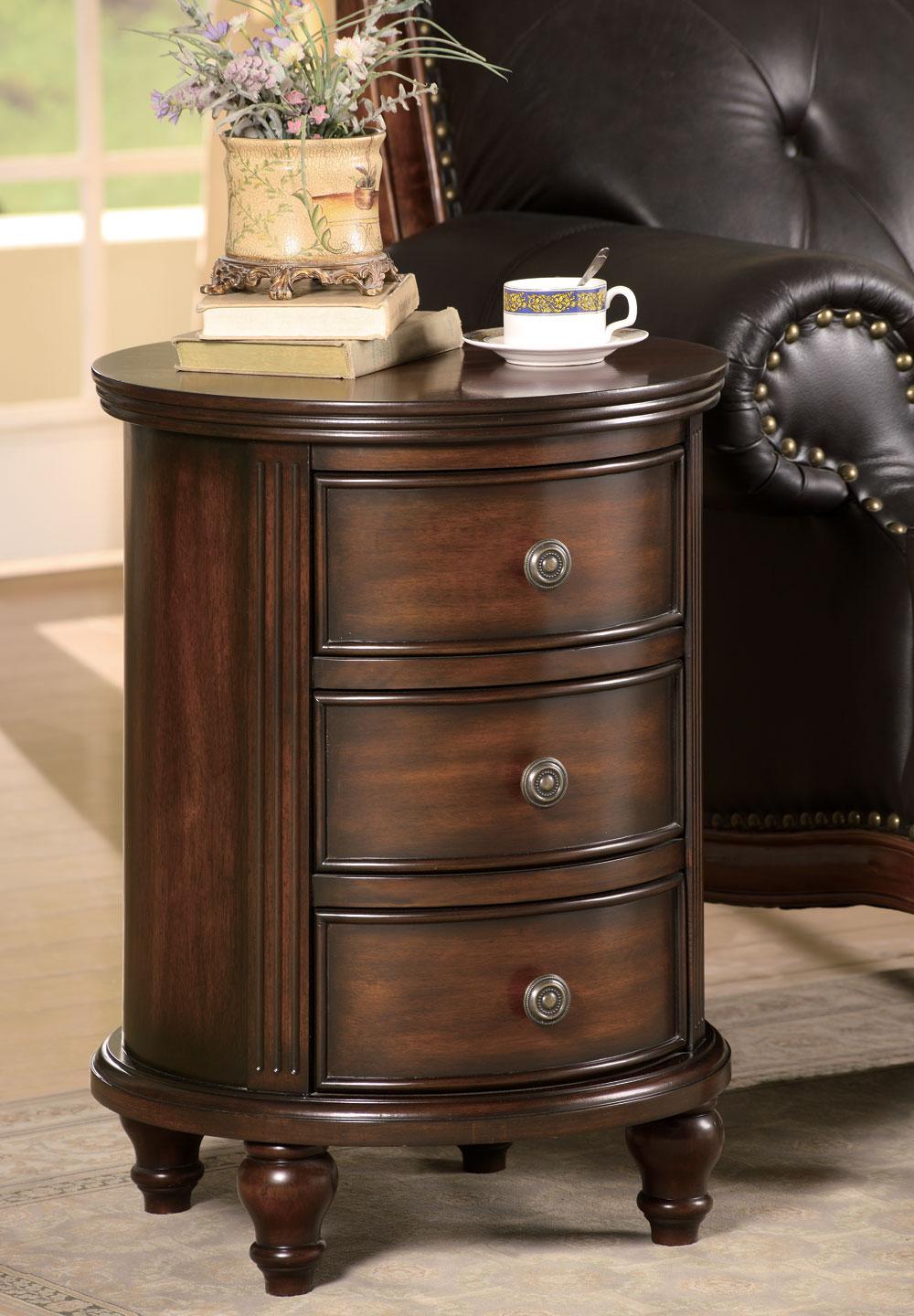 Armoire ronde avec tiroirs