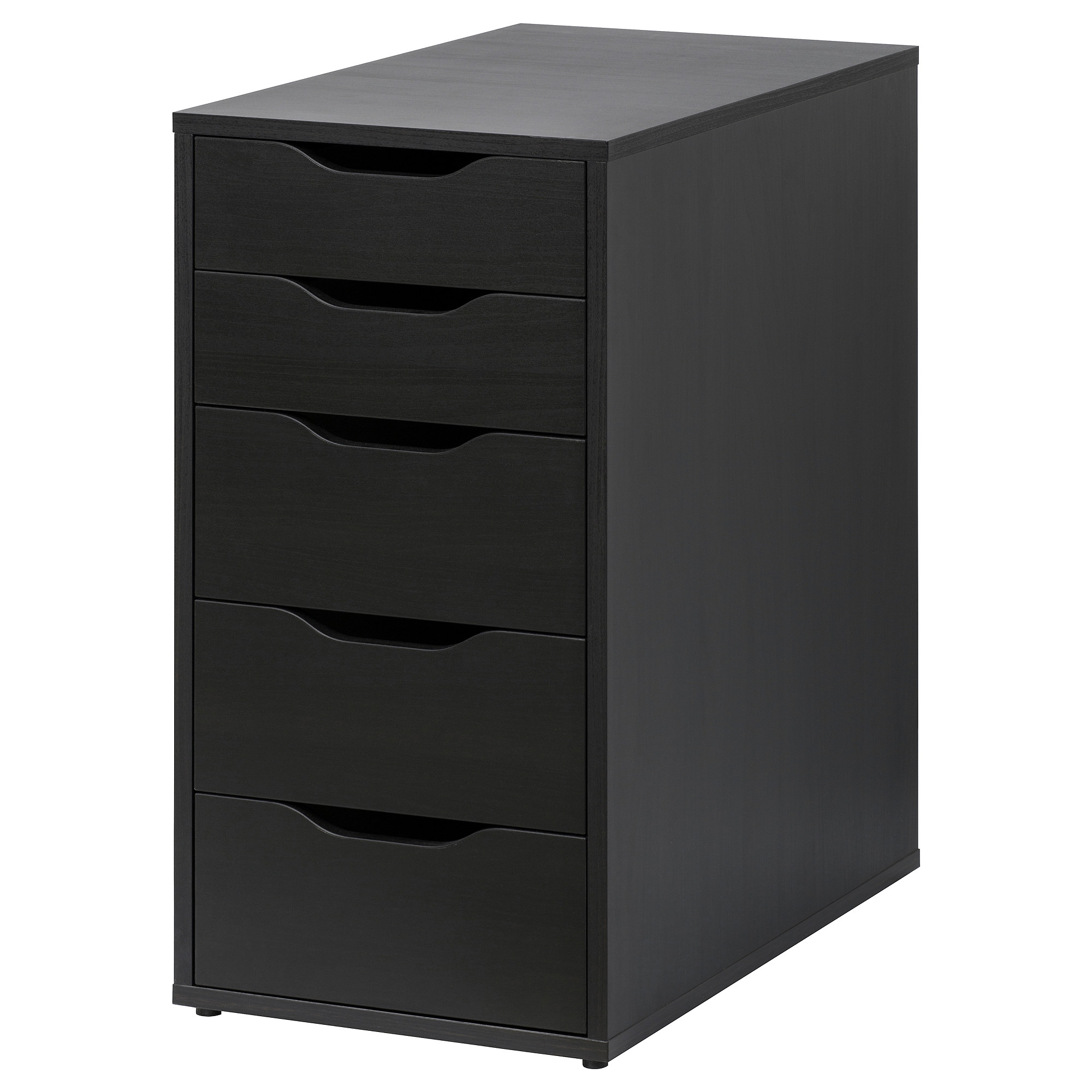 Table de chevet en noir
