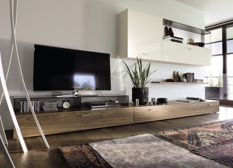 Meuble TV avec tiroirs