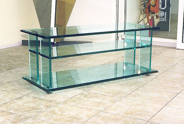 Meubles en verre pour TV