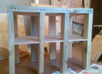 Installation d'étagère