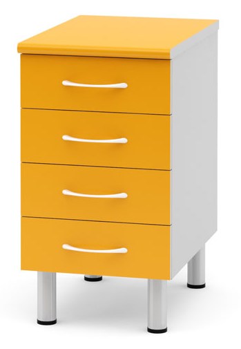 Piédestal jaune