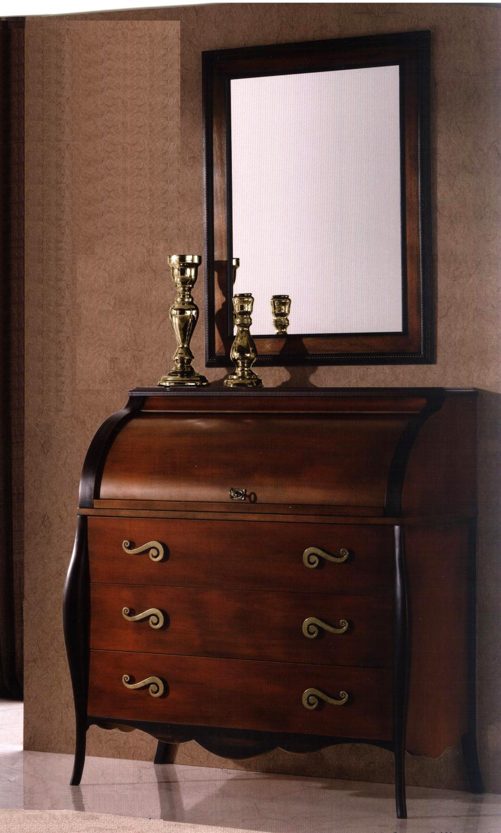 Bureau avec un miroir