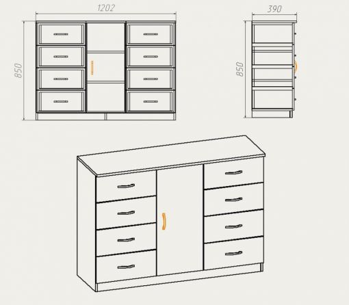Commode bricolage