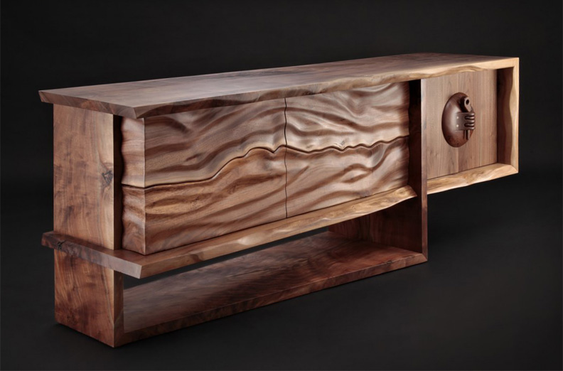 Commode en bois